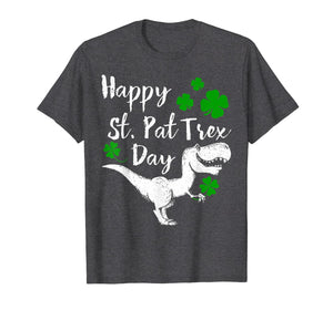 Happy St. Pat Trex Day T-Shirt Dinosaur St. Patrick's Day T-Shirt-207871