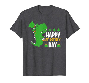 Happy St. Patrex Day - Funny Dino T-Rex Gift T-Shirt-2286212