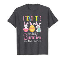 Load image into Gallery viewer, I Teach the Cutest Bunnies in the Patch Easter Teacher T-Shirt-633925
