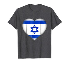 Load image into Gallery viewer, I Love Israel T-Shirt | Israeli Flag Heart Outfit-1200028
