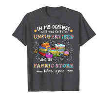 Load image into Gallery viewer, Left Unsupervised Fabric Store Quilting Sewing Crochet Gift T-Shirt-723504
