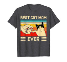 Load image into Gallery viewer, Best Cat Mom Ever T-Shirt Funny Cat Mom Mother Vintage Gift T-Shirt-530674
