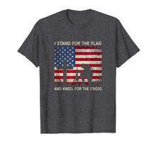 Load image into Gallery viewer, I Stand For The Flag And Kneel For The Cross Gift T-Shirt-416882
