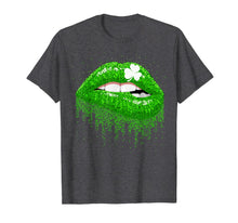 Load image into Gallery viewer, Green Lips Biting Sexy Irish Costume Shirt St Patricks Day T-Shirt-97847
