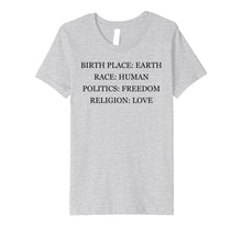 Load image into Gallery viewer, Birthplace Earth Race Human - Freedom and Love - T-Shirt
