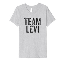 Load image into Gallery viewer, Team Levi Black Distressed Vintage Design Baseball Football Premium T-Shirt

