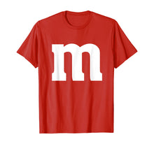 Load image into Gallery viewer, Letter m Shirt lower Case Halloween alphabet costume T-Shirt
