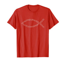 Load image into Gallery viewer, Jesus Fish, Ichthys, Ichthus, Christian Symbol, Music, Choir T-Shirt
