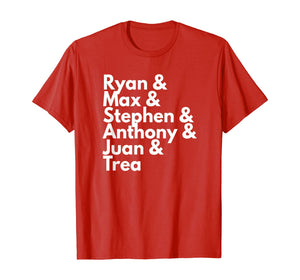 Washington Baseball Fan Series National Finish Fight Names T-Shirt