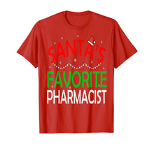 Load image into Gallery viewer, Santa's Favorite Pharmacist Funny Christmas Xmas Santa Hat T-Shirt
