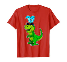 Load image into Gallery viewer, T Rex Easter Bunny Funny Dinosaur Boys Basket Stuffers Kids T-Shirt-92445
