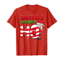 Load image into Gallery viewer, Santas Favorite Ho Santa favourite Ho Funny Girls Christmas  T-Shirt
