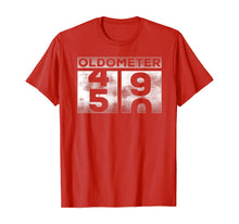 Load image into Gallery viewer, Funny oldometer 49-50 birthday turning 50 half century T-Shirt
