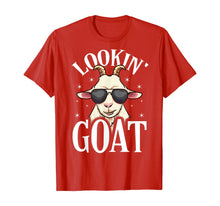 Load image into Gallery viewer, Funny Goat Designs Looking Goat T-Shirt
