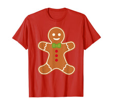 Load image into Gallery viewer, Cookie Gingerbread Cookie Man Apparel, Christmas Mens Boys T-Shirt
