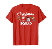 Load image into Gallery viewer, Christmas Squad Dabbing Reindeer Santa Snowman Elf Matching T-Shirt
