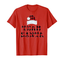Load image into Gallery viewer, Team Santa Buffalo Plaid Christmas Family Matching Pajamas T-Shirt
