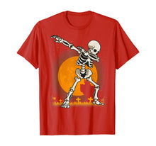 Load image into Gallery viewer, Halloween Shirts For Boys Kids Dabbing Skeleton Costume Dab T-Shirt

