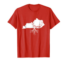 Load image into Gallery viewer, Kentucky Roots Nurse State Map KY Home Love Pride T Shirt
