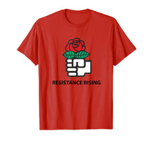 Load image into Gallery viewer, Democratic Socialists of America (DSA) Resistance Rising Tee
