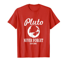Load image into Gallery viewer, Pluto Never Forget T-Shirt Funny Tee
