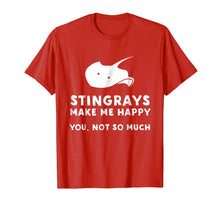 Load image into Gallery viewer, Stingrays Make Me Happy - Funny Stingray T-Shirt
