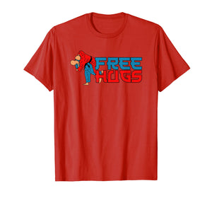 Free Hugs T-Shirt - Funny Marital Arts Judo Wrestling Tee