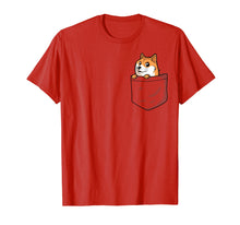 Load image into Gallery viewer, Pocket Doge T-Shirt | Doge Dog Meme Shirt
