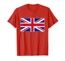 Load image into Gallery viewer, Flag United Kingdom T-Shirt Union Jack British Flags Top Tee
