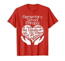 Load image into Gallery viewer, Elementary School Principal Heart T shirt Teacher Group Gift
