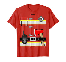 Load image into Gallery viewer, Kids Fireman Shirt Halloween Children's Firefighter
