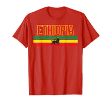 Load image into Gallery viewer, Ethiopia Jersey Rastafari Rasta Sports T-Shirt
