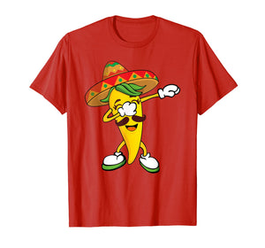 Dabbing Yellow Chili Pepper Mexican Hot Dab Shirt