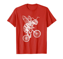 Load image into Gallery viewer, SEEMBO Bee On A Bicycle T-Shirt Cycling Gift Funny Bike
