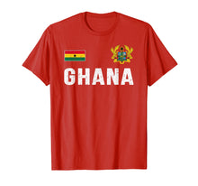 Load image into Gallery viewer, Ghana T-shirt Ghanaian Flag Souvenir Gift

