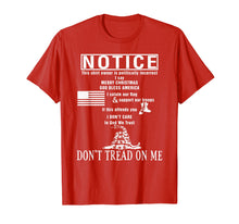 Load image into Gallery viewer, Politically Incorrect Don't Tread On Me Patriotic T-Shirt
