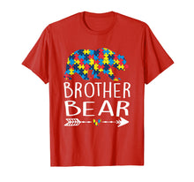 Load image into Gallery viewer, Brother Bear Heart Arrow Cool Autism Awareness Boy Tshirt
