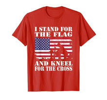 Load image into Gallery viewer, I Stand For The Flag And Kneel For The Cross T-Shirts
