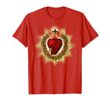 Load image into Gallery viewer, Sacred Heart of Jesus Christ Catholic Blessing Art T-Shirt
