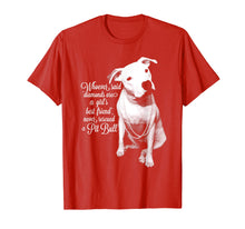 Load image into Gallery viewer, Pit Bull T-shirts - Never Rescued A Pit Bull
