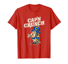 Load image into Gallery viewer, Cap'n Crunch Retro Cap'n with White 2D Logo T-shirt
