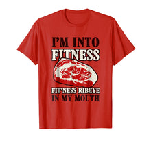 Load image into Gallery viewer, Keto T-Shirt Funny Ribeye Steak Fitness Ketogenic Joke
