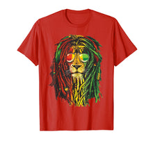 Load image into Gallery viewer, Marley Rasta Lion T-Shirt for Rastafari Lover
