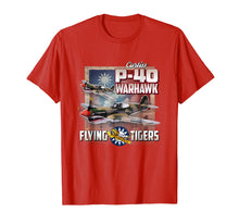 Load image into Gallery viewer, Aviation Tees: P-40 Warhawk Flying Tigers Shirt
