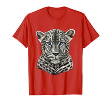 Load image into Gallery viewer, T Shirts for Men Women Kids Graphic Leopard with Blue Eyes
