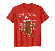 Load image into Gallery viewer, Mens Brooklyn Surf Christmas T-Shirt Gingerbread Man Tee Shirt
