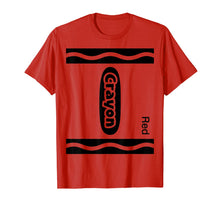 Load image into Gallery viewer, Halloween Red Crayon Costume Funny T-Shirt
