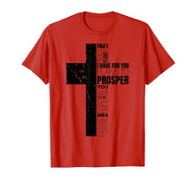 Load image into Gallery viewer, Jeremiah 29:11 Christian Bible Verse Gifts Cross Scripture T-Shirt-204983
