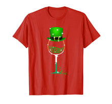 Load image into Gallery viewer, Happy St Patrick&#39;s Day Shamrock Wine Glass Costume Men Women T-Shirt-830083

