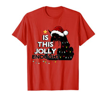 Load image into Gallery viewer, Black Cat Christmas Tree Is This Jolly Enough For Xmas T-Shirt
